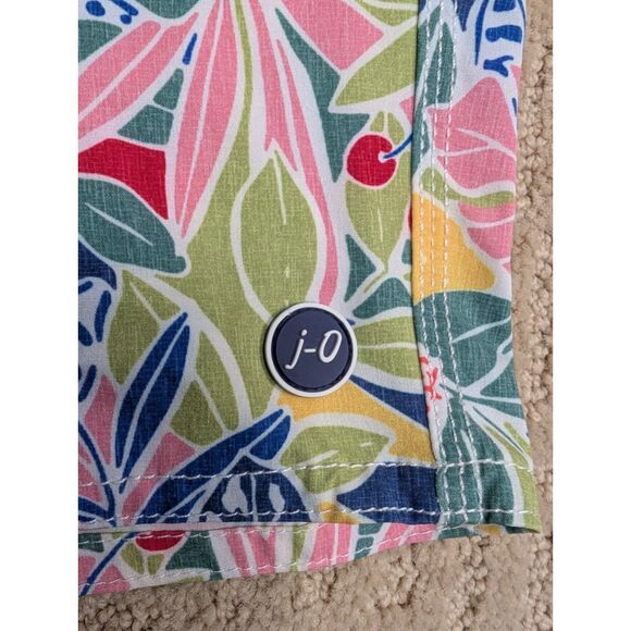 NWT Johnnie-O Swim Trunks Mens Medium Zest Floral 7 inch inseam - Picture 5 of 12